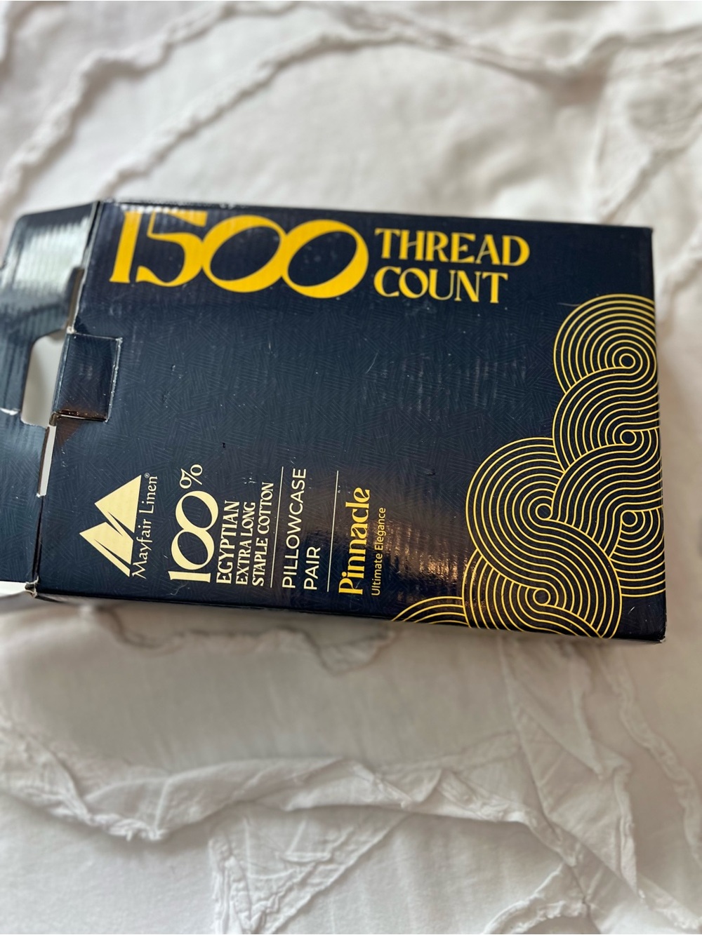 1500 Thread Count Pillowcase - king size , grey
